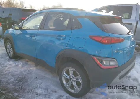2022 Hyundai Kona Sel из США, поврежденный, VIN KM8K6CAB5NU878883